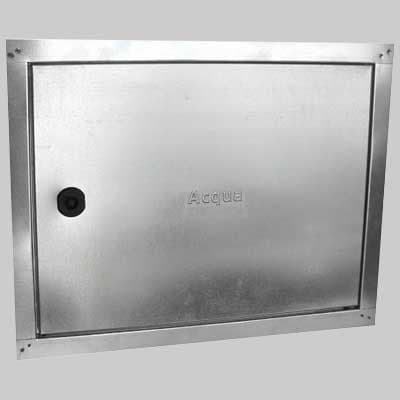 Sportello per Contatore Acqua Zincato 400 x 500 x 20 Made in Italy - 2