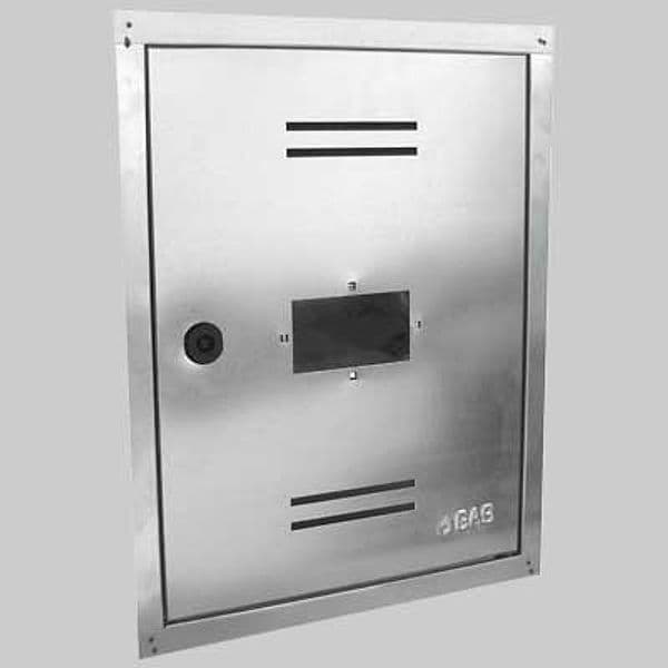 Sportello per Contatore Gas Zincato 600 x 400 x 20 Made in Italy