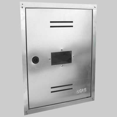 Sportello per Contatore Gas Zincato 600 x 400 x 20 Made in Italy - 2
