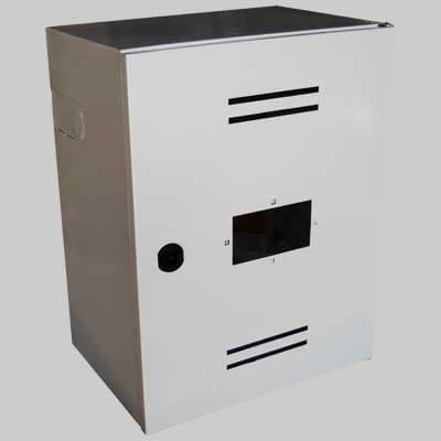 Cassetta per Contatore Gas Preverniciata Bianca 450 x 350 x 250 Made - 2