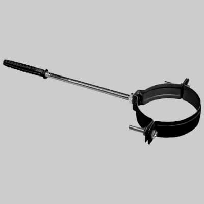 Collare Reggitubo Nero Opaco Dm 100 Made in Italy - 2