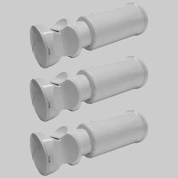 Kit di Fissaggio per Scaldasalvietta Bianco Curvo Made in Italy