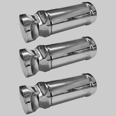 Kit di Fissaggio per Scaldasalvietta Cromo Diritto Made in Italy - 2