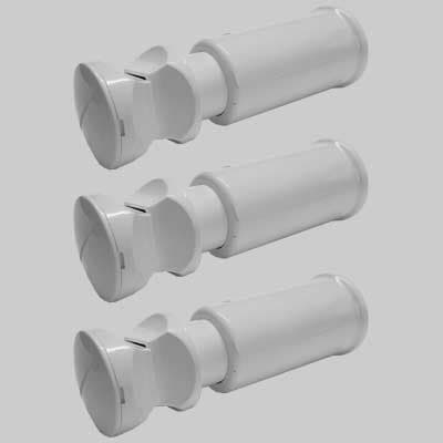 Kit di Fissaggio per Scaldasalvietta Bianco Diritto Made in Italy - 2