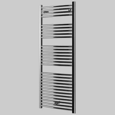Termoarredo Scaldasalviette San Remo Cromato Curvo H 1230 L 600 Lazzarini - 2