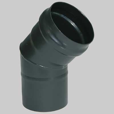 Curva 45 ° Nera Dm 80 Ang. 45 ° Made in Italy - 2