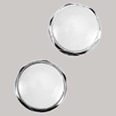 Tappo Ottone Cromato con Cappuccio Bianco ½ Made in Italy - 2