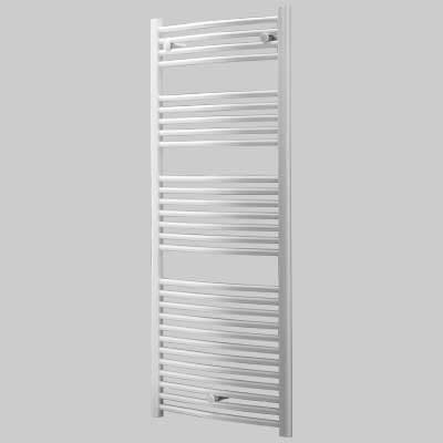 Termoarredo Scaldasalviette San Remo Bianco Curvo H 1230 L 450 Lazzarini - 2