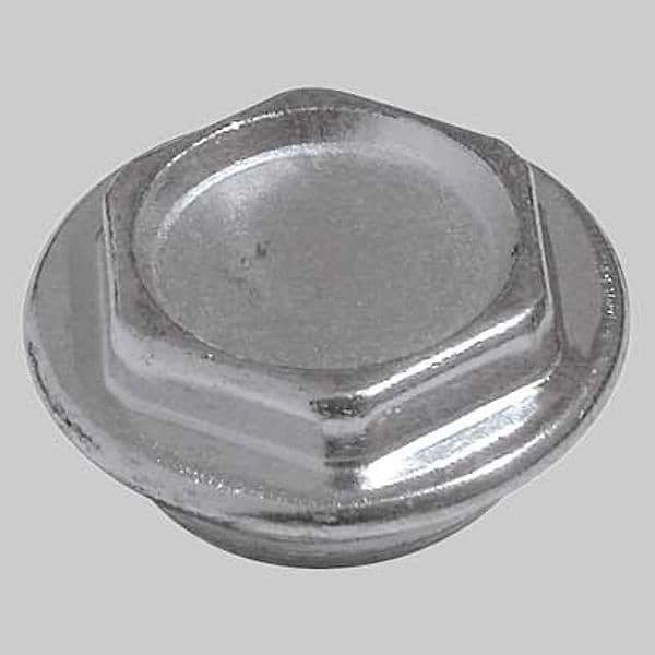 Tappo Cieco Zincato 11/4 Destro Ø 57 Made in Italy