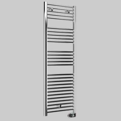 Termoarredo Scaldasalviette Elettrico Cortina Evo Cromato H 720 L 400 - 2