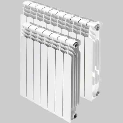 Elementi Radiatori Proteo Ferroli 600 x 100 Bianco H 700 - 2