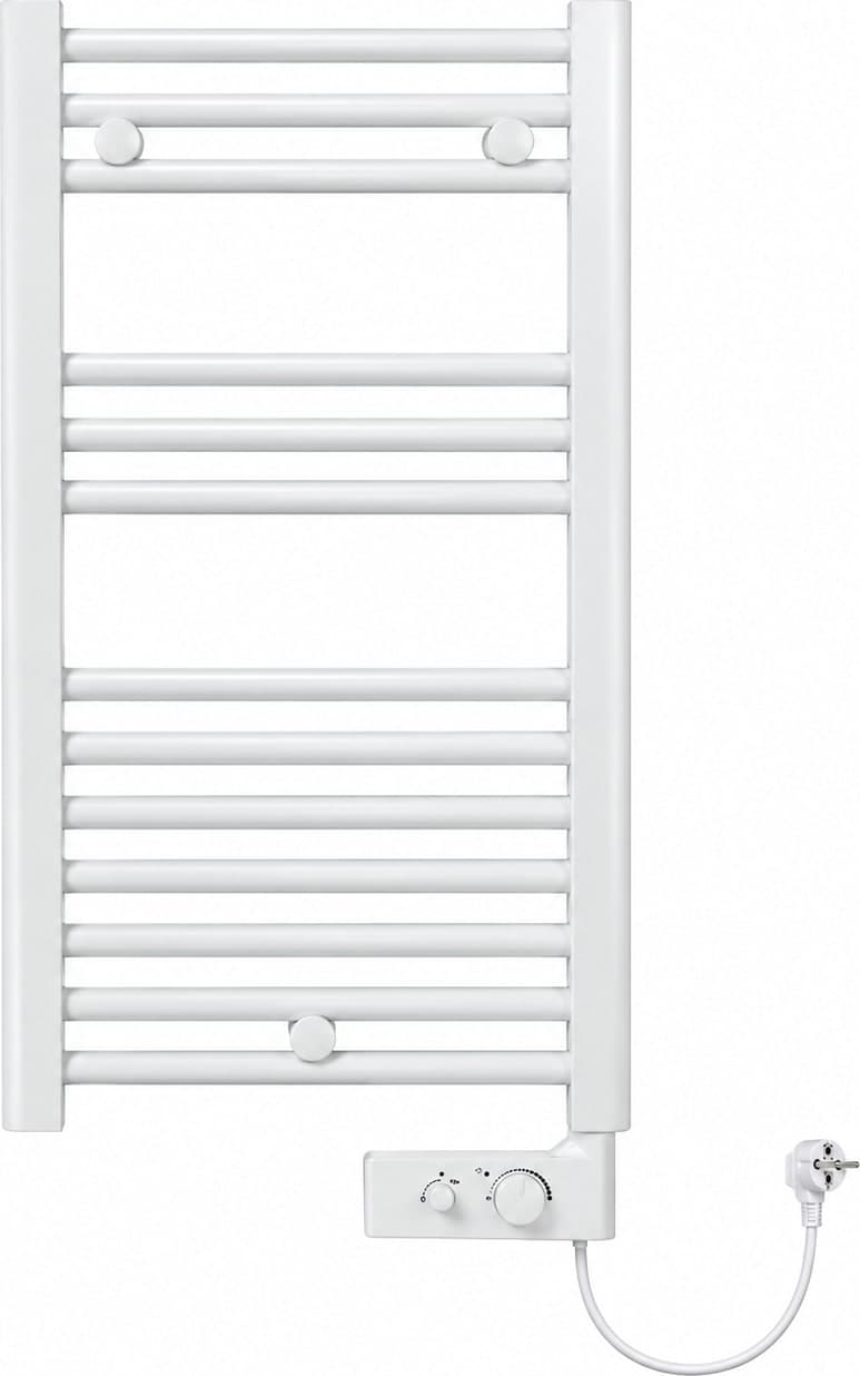 Termoarredo Scaldasalviette Lazzarini Cortina Elettrico Bianco 480x1375 mm