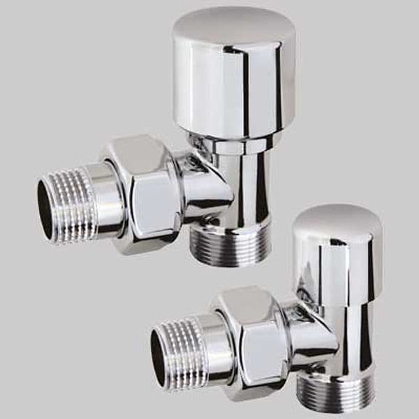 Coppia Valvola e Detentore Mini Arreda Nero 1/2 x 24 19 Rcr Poletti