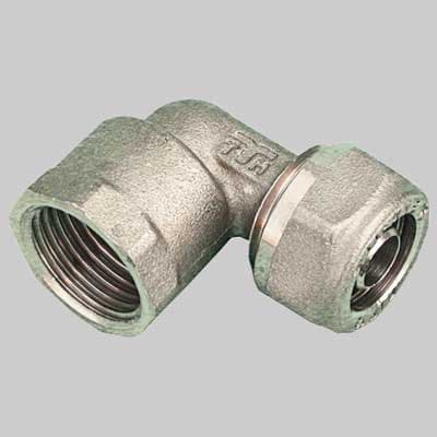 Raccordo Gomito Femmina per Tubo Cobrapex ½ x 15 S. 2,5 Tiemme - 2