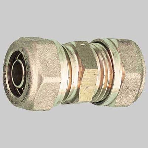 Raccordo Diritto Doppio per Tubo Cobrapex 15 x 15 S. 2,5 Tiemme