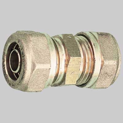 Raccordo Diritto Doppio per Tubo Cobrapex 15 x 15 S. 2,5 Tiemme - 2