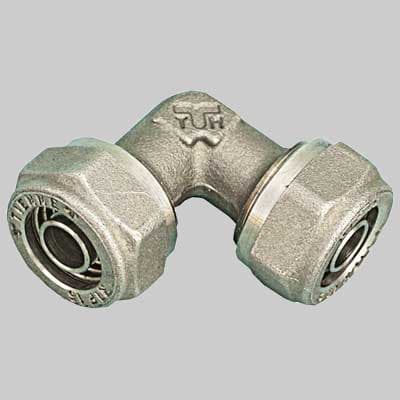 Raccordo Gomito Doppio per Tubo Cobrapex 22 x 22 S. 3 Tiemme - 2