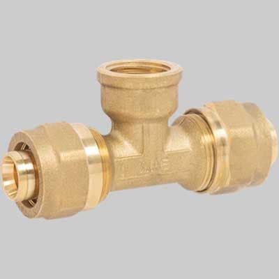 Raccordo Tee Femmina a Stringere Ape 26 x ¾ x 26 Ape Raccorderie - 2