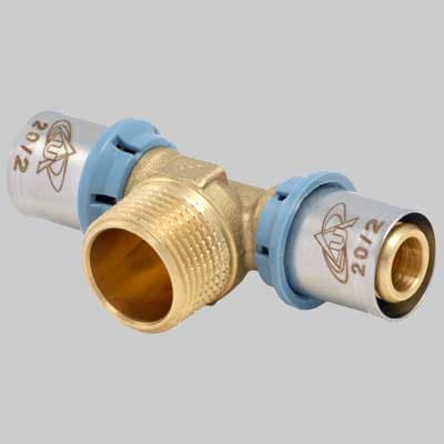Raccordoa Tee Maschio Delt All 20 x ½ x 20 Unidelta - 2