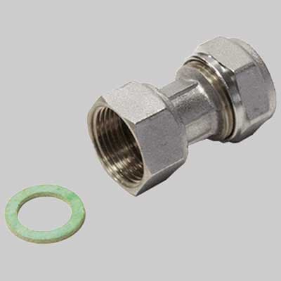 Raccordo a Compressione Diritto con Girello 20 x ½ Tiemme - 2