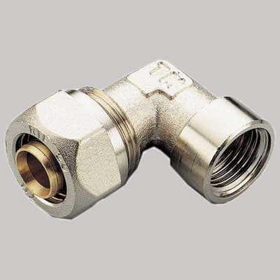 Raccordo a Compressione Curvo Femmina Tiemme 14 x ½ - 2