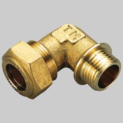 Raccordo Curvo Maschio con Oring Giallo 14 x ½ Tiemme - 2