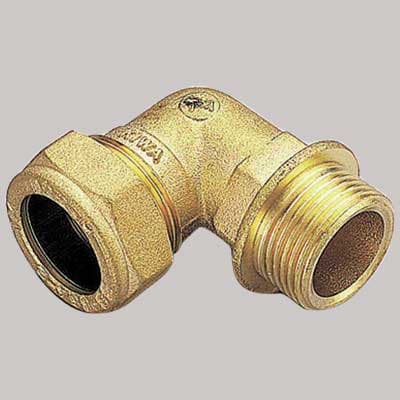 Raccordo Curvo Maschio con Ogiva Ottone 22 x ¾ Tiemme - 2