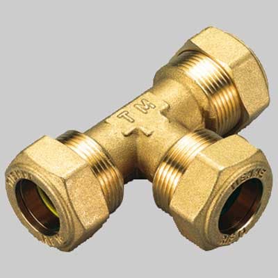 Raccordo Tee con Oring Giallo 10 x 10 x 10 Tiemme - 2