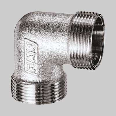 Gomito Doppio Monocono Cromato Far 24 x 19 - 2