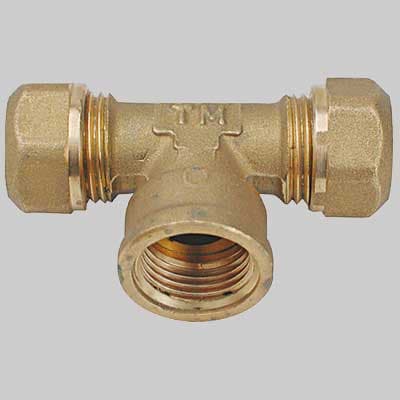 Raccordo Tee Femmina con Ogiva P.t.e.f. 18 x ¾ x 18 ¾ Tiemme - 2