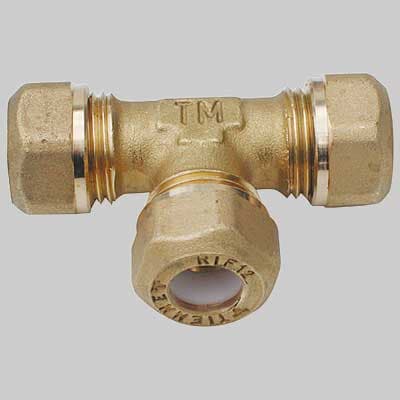 Raccordo Tee con Ogiva P.t.e.f. 22 x 22 x 22 ¾ Tiemme - 2