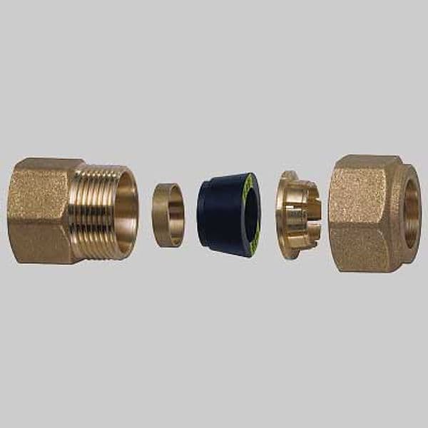 Niples Femmina con Kit di Tenuta per Tubo Rame 3/4 x 22 Far - 2