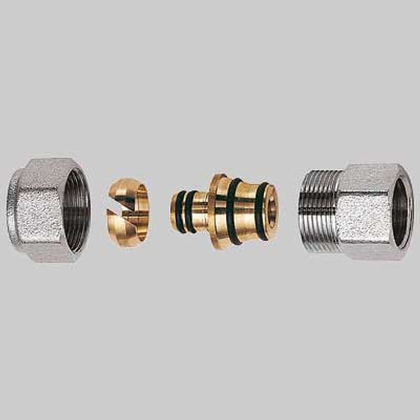 Niples Femmina Cromato Far Completo 1 x 26 x 3 - 2