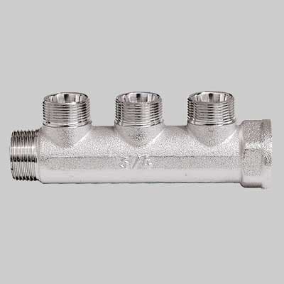 Collettore Lineare Mf ¾ Cromato Interasse 36 mm 4 Vie Far - 2