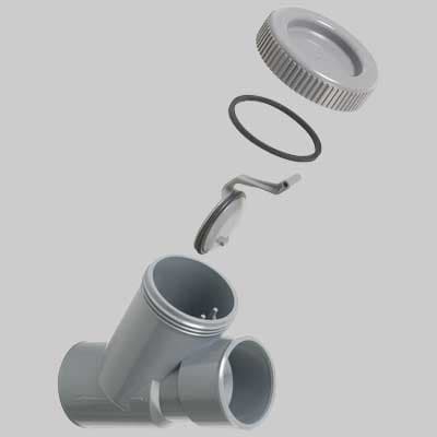 Valvola Antiriflusso a 45 ° Ff Nicoll Ee ? 40 - 2