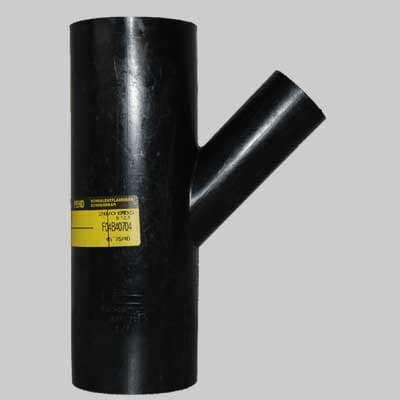 Braga Ridotta in PE 45 ° Wavin Ee ? 90 x 75 - 2