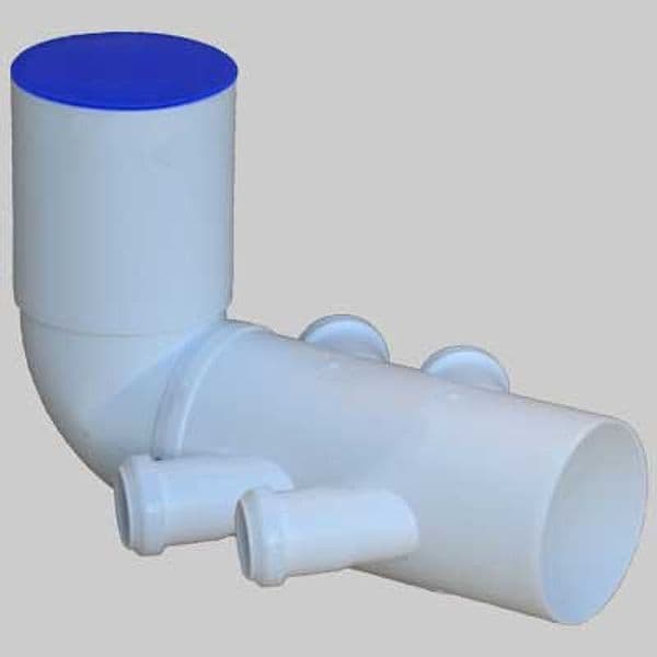 Curva WC Prolungata Bianca 4 Attacchi 110 x 4040 Wavin