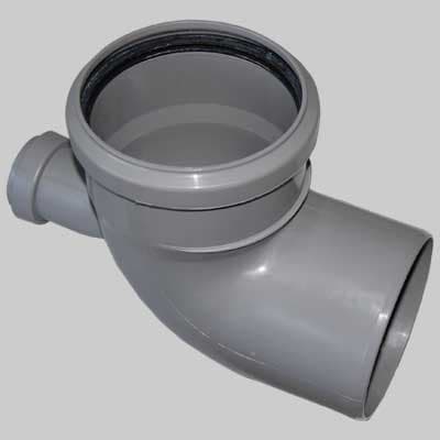 Curva Htb Angolo 875 ° con Attacco Frontale 110 x 40 Wavin - 2
