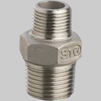 Raccordo Niples Ridotto in Acciaio INOX ¾ x ½ Made in Italy - 2