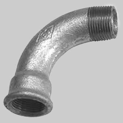 Curva a 90 ° Maschio Femmina Zincata 4 Made in Italy - 2