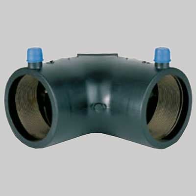 Curva a 90 ° PE 100S5 Gas Elettrosaldabile Unidelta Ee ? 32 - 2