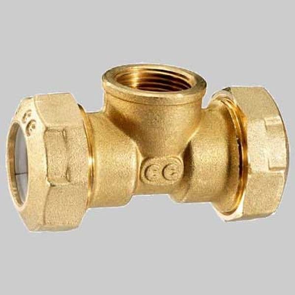 Raccordo Tee Femmina PE Anello Resina 40 x 11/4 x 40 Cg Cavalletto - 2