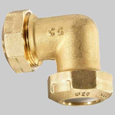 Raccordo Gomito Doppio PE Anello Resina 25 x 25 Cg Cavalletto - 2
