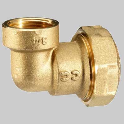 Raccordo Gomito Femmina PE Anello Resina 25 x ¾ Cg Cavalletto - 2