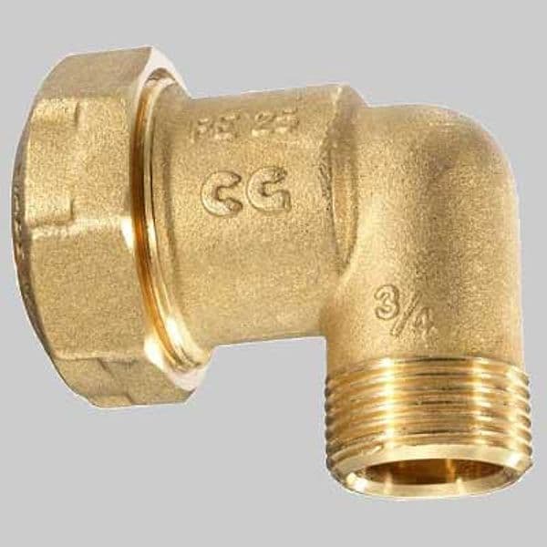 Raccordo Gomito Maschio PE Anello Resina 32 x 1 Cg Cavalletto - 2