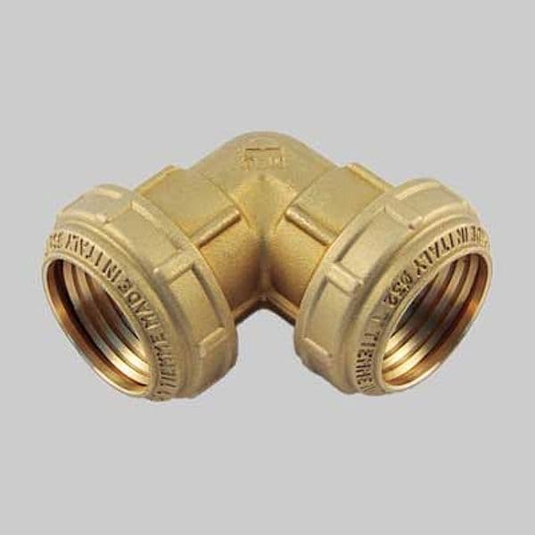 Raccordo Curvo Doppio PN 25 Cobraring 63 x 63 Tiemme