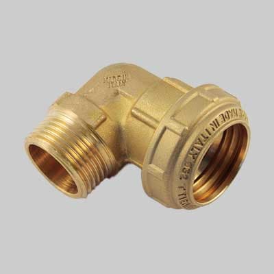 Raccordo Curvo Maschio PN 25 Cobraring 50 x 1½ Tiemme - 2