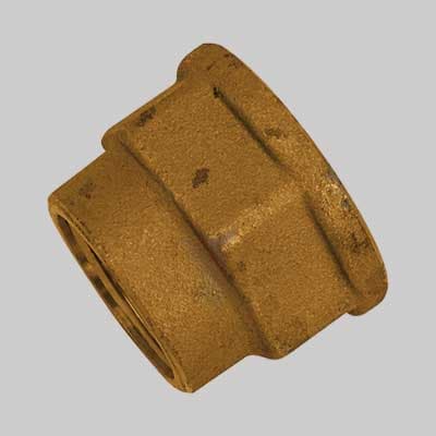 Manicotto Ridotto Femmina Ottone Giallo 1½ x 1 Made in Italy - 2