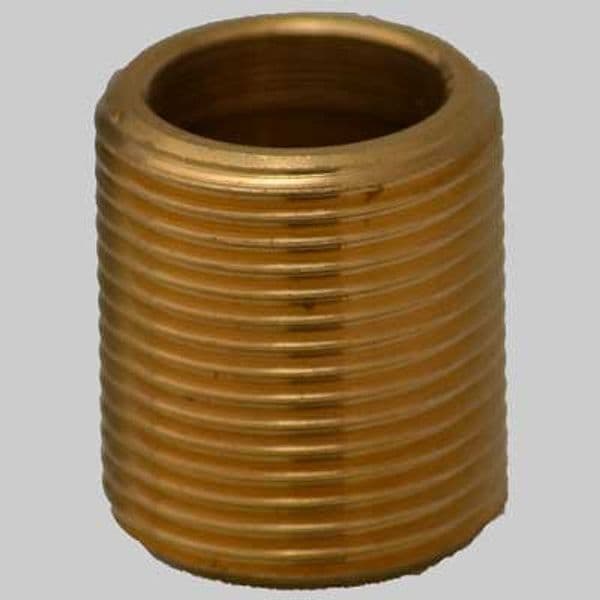 Niples Tutto Filettato Ottone Giallo 3/8 Made in Italy - 2