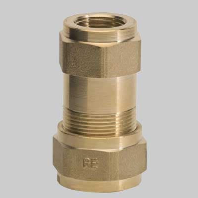 Raccordo Ottone per Tubo Ferro F 1 Amg Spa - 2